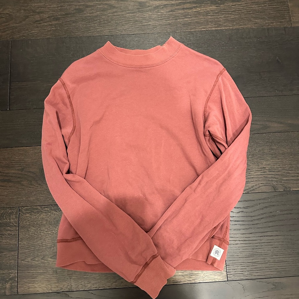 Reigning Champ Brick Red Long Sleeve Top